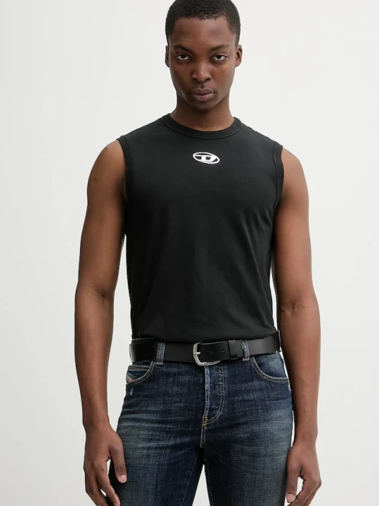 Zdjęcie produktu Diesel t-shirt bawełniany T-BISCO-IOD czarny