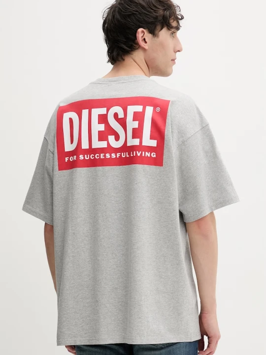 Zdjęcie produktu Diesel t-shirt bawełniany T-BOXT-BISK szary