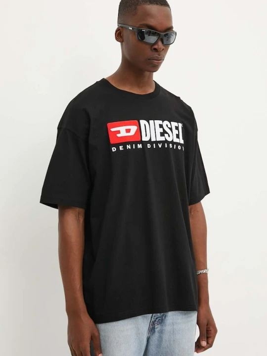 Zdjęcie produktu Diesel t-shirt bawełniany T-BOXT-DIV czarny