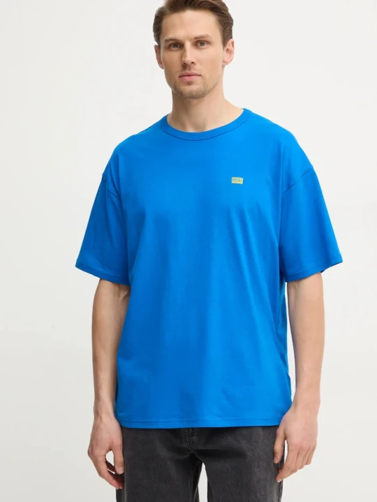Zdjęcie produktu Diesel T-shirt oversize męski bawełniany T-BOXT-R30 T-SHIRT fioletowy