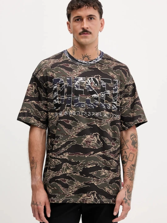 Zdjęcie produktu Diesel t-shirt bawełniany T-BOXT-T22 zielony