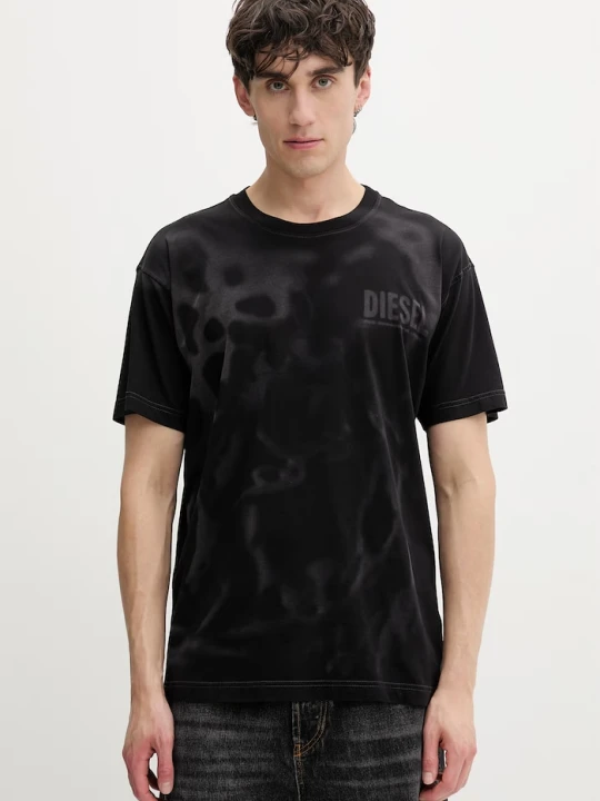 Zdjęcie produktu Diesel T-shirt męski bawełniany T-NORM-V7 czarny