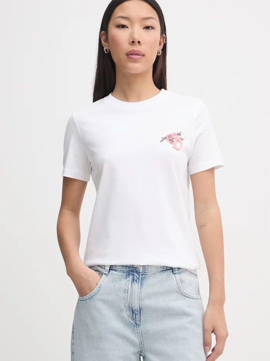 Zdjęcie produktu Diesel t-shirt damski bawełniany T-REG-S1 biały
