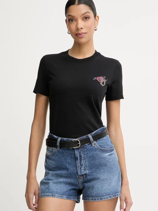 Zdjęcie produktu Diesel t-shirt damski bawełniany T-REG-S1 czarny