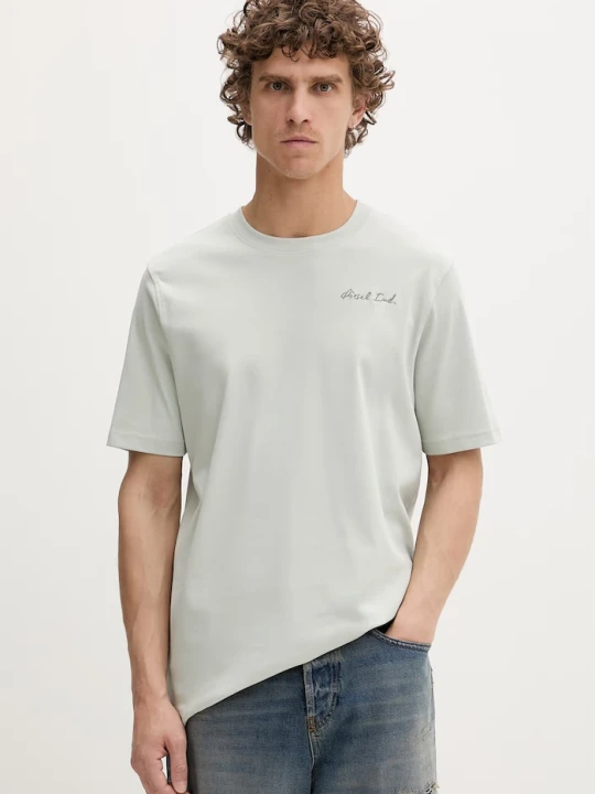 Zdjęcie produktu Diesel t-shirt męski bawełniany T-ADJUST-V11 zielony