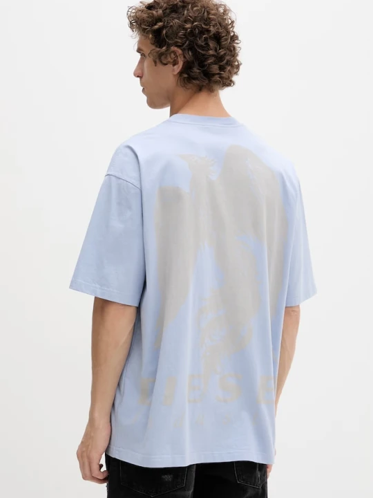 Zdjęcie produktu Diesel T-shirt męski bawełniany T-BOGGY-V3 niebieski