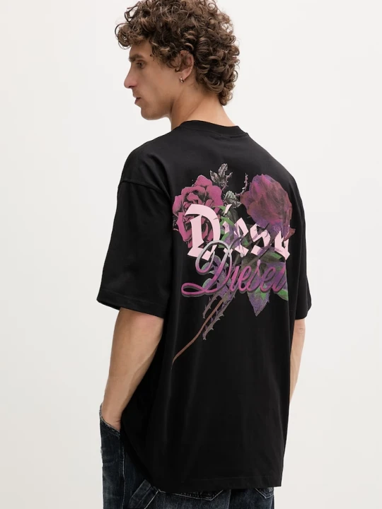Zdjęcie produktu Diesel t-shirt męski bawełniany T-BOGGY-V4 czarny