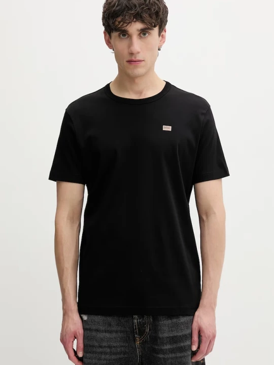 Zdjęcie produktu Diesel t-shirt męski bawełniany T-MIEGOR-K77 czarny