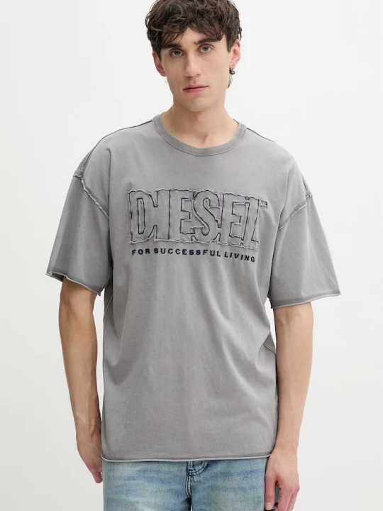 Zdjęcie produktu Diesel t-shirt męski T-RAWBOXT szary