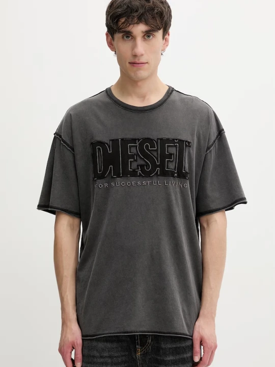 Zdjęcie produktu Diesel t-shirt męski T-RAWBOXT szary