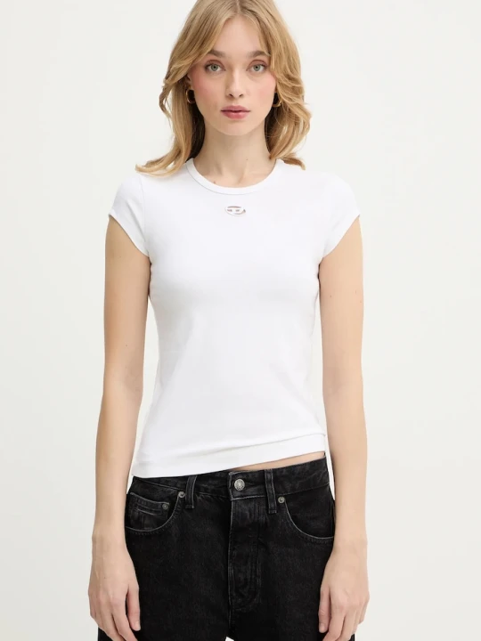 Zdjęcie produktu Diesel t-shirt T-ANGIE-OD biały