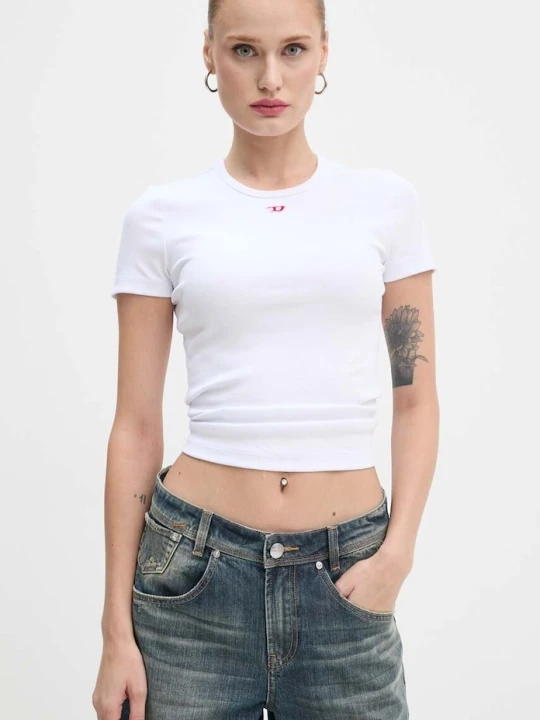 Zdjęcie produktu Diesel t-shirt T-ELE-LONG-D biały