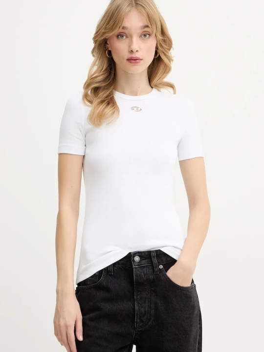 Zdjęcie produktu Diesel t-shirt T-RIBBER-OD biały