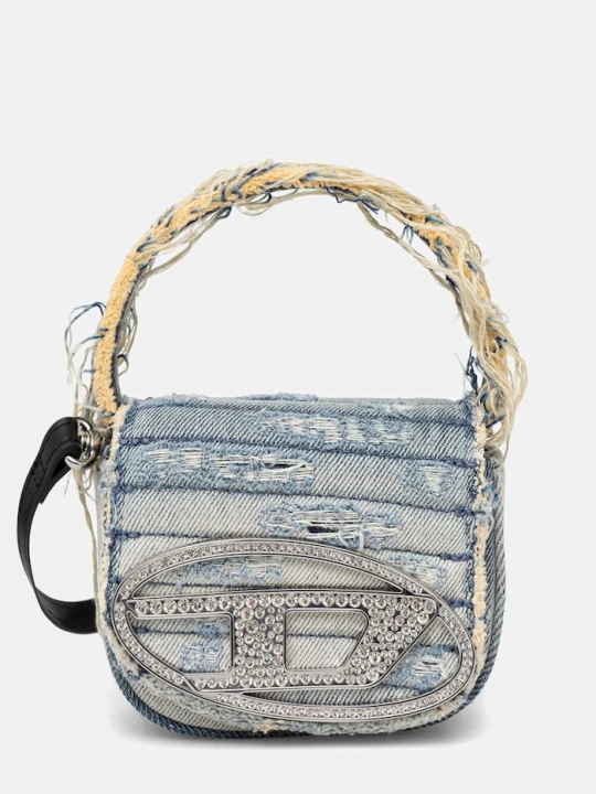Zdjęcie produktu Diesel torebka crossbody damska bawełniana niebieski