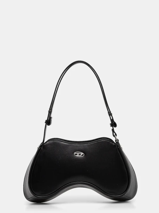 Zdjęcie produktu Diesel torebka skórzana PLAY PLAY SHOULDER cross bodyb czarny