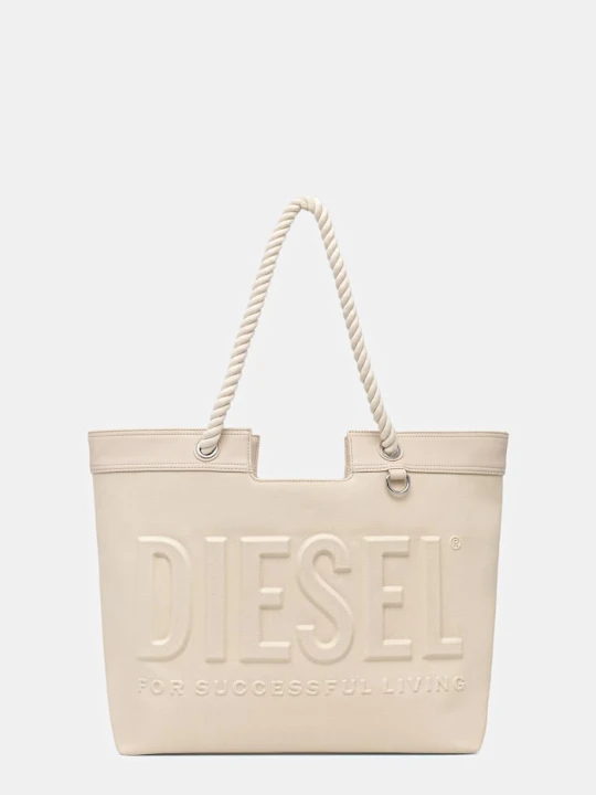 Zdjęcie produktu Diesel torebka tote damska beżowy