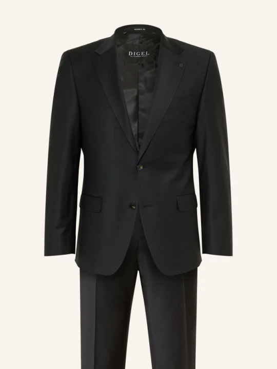 Zdjęcie produktu Digel Garnitur Daren Modern Fit schwarz CZARNY