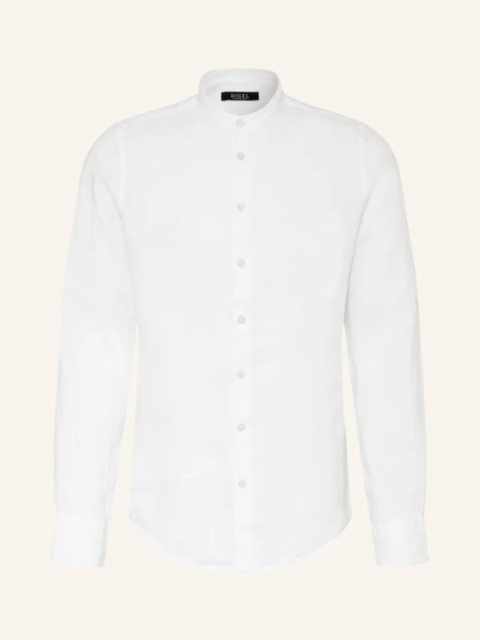 Zdjęcie produktu Digel Koszula Lniana Koen Slim Fit Z Stójką weiss BIAŁY