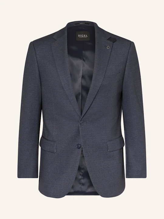 Zdjęcie produktu Digel Marynarka Ezzo Modern Fit Z Dżerseju blau 22 BLAU