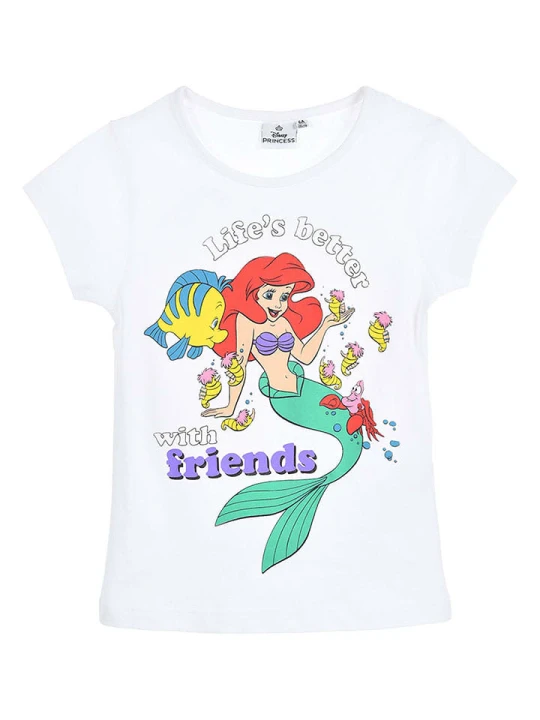 Zdjęcie produktu Disney Arielle Koszulka "Ariel" w kolorze białym ze wzorem rozmiar: 98