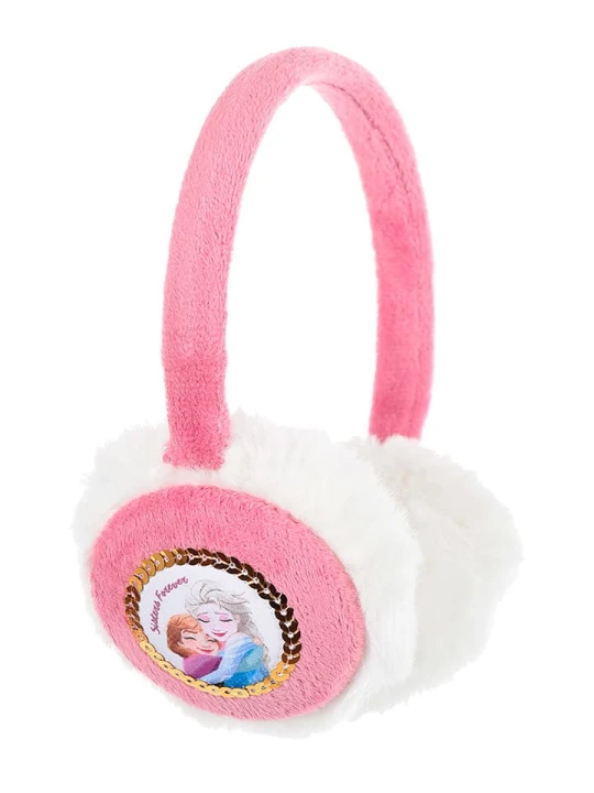 Zdjęcie produktu Disney Frozen Nauszniki "Kraina Lodu" w kolorze jasnoróżowo-białym rozmiar: onesize