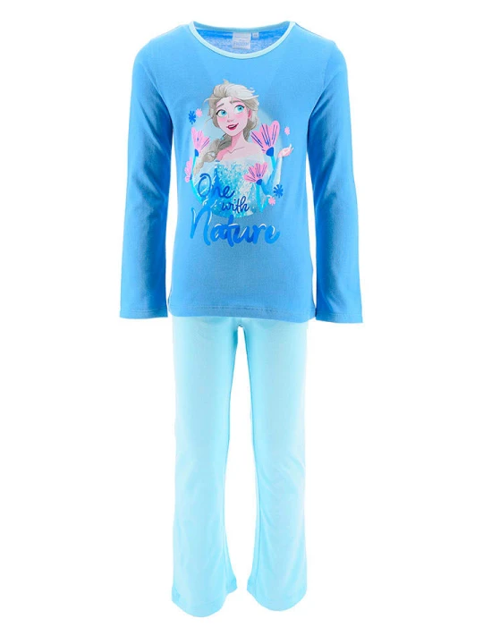 Zdjęcie produktu Disney Frozen Piżama "Kraina Lodu" w kolorze błękitnym rozmiar: 104