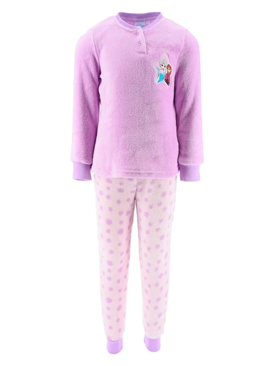 Zdjęcie produktu Disney Frozen Piżama "Kraina Lodu" w kolorze fioletowym rozmiar: 98