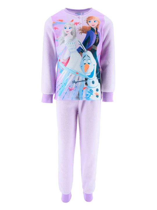 Zdjęcie produktu Disney Frozen Piżama "Kraina Lodu" w kolorze jasnoróżowym rozmiar: 98