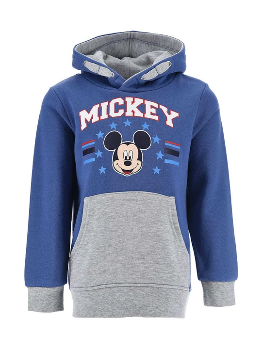 Zdjęcie produktu Disney Mickey Mouse Bluza "Myszka Miki" w kolorze niebiesko-szarym rozmiar: 98