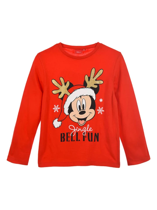 Zdjęcie produktu Disney Mickey Mouse Koszulka "Myszka Miki" w kolorze czerwonym rozmiar: 98