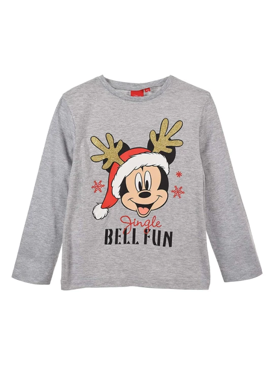 Zdjęcie produktu Disney Mickey Mouse Koszulka "Myszka Miki" w kolorze jasnoszarym rozmiar: 98