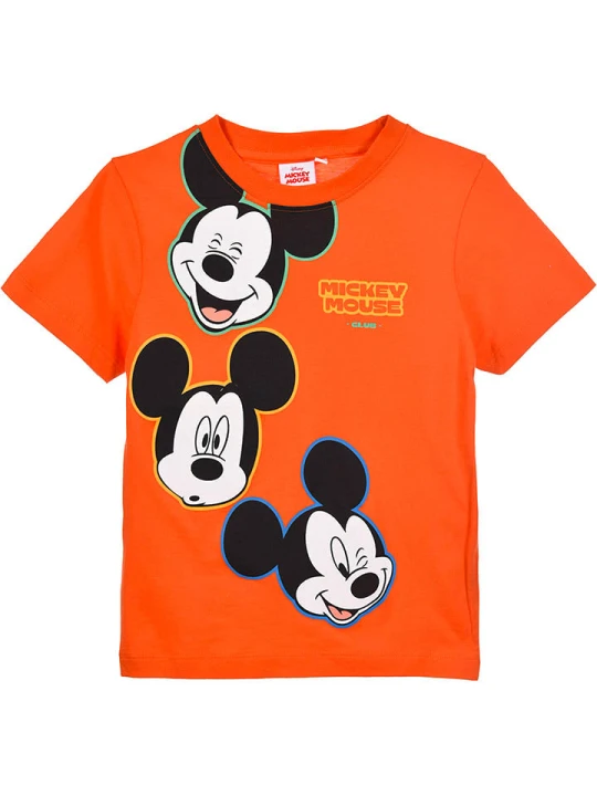 Zdjęcie produktu Disney Mickey Mouse Koszulka "Myszka Miki" w kolorze pomarańczowym rozmiar: 116