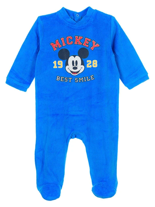 Zdjęcie produktu Disney Mickey Mouse Śpioszki "Myszka Miki" w kolorze niebieskim rozmiar: 86