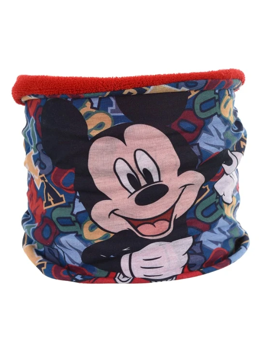 Zdjęcie produktu Disney Mickey Mouse Szal-koło "Myszka Miki" w kolorze czerwonym ze wzorem rozmiar: onesize