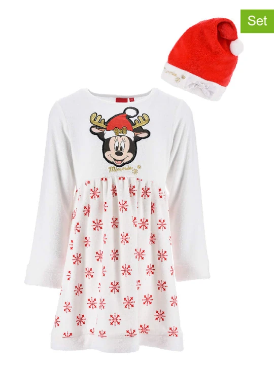 Zdjęcie produktu Disney Minnie Mouse 2-częściowy zestaw "Minnie" w kolorze białym rozmiar: 98