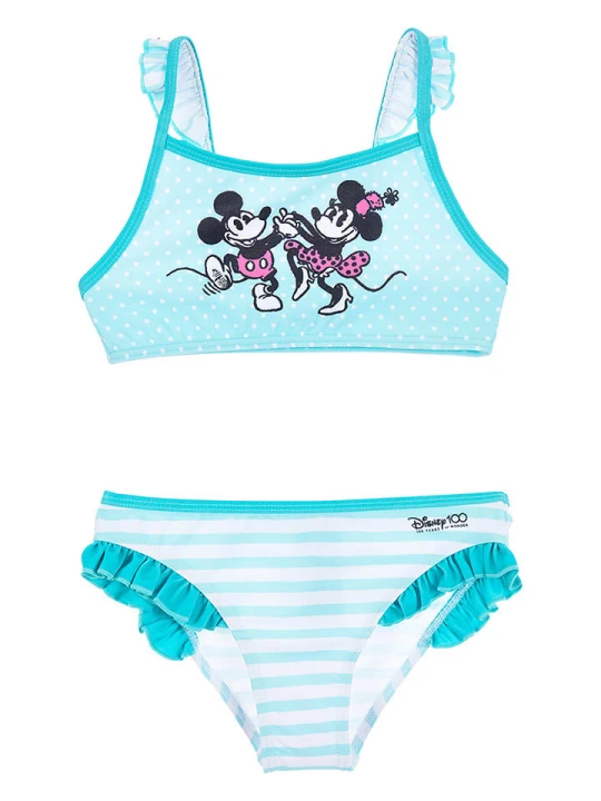Zdjęcie produktu Disney Minnie Mouse Bikini "Minnie" w kolorze turkusowym rozmiar: 104