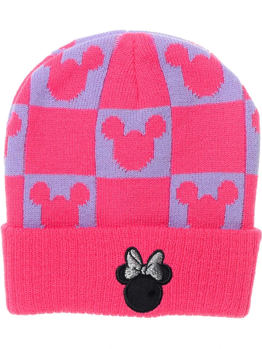 Zdjęcie produktu Disney Minnie Mouse Czapka beanie "Minnie" w kolorze różowym rozmiar: 54 cm