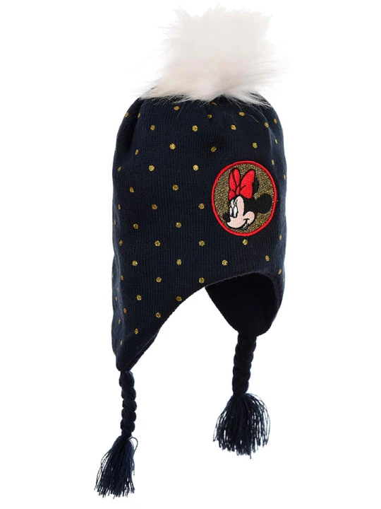 Zdjęcie produktu Disney Minnie Mouse Czapka "Minnie" w kolorze granatowym rozmiar: 52 cm
