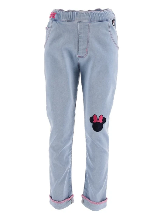Zdjęcie produktu Disney Minnie Mouse Dżinsy "Minnie" w kolorze błękitnym rozmiar: 104