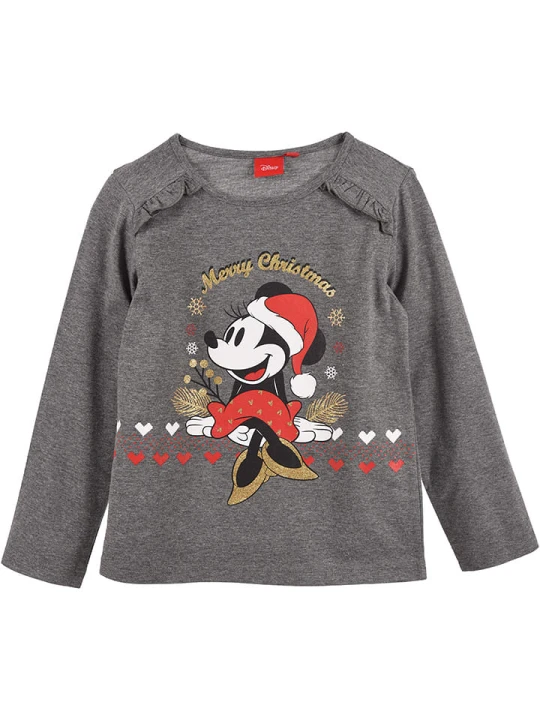 Zdjęcie produktu Disney Minnie Mouse Koszulka "Minnie" w kolorze szarym rozmiar: 128