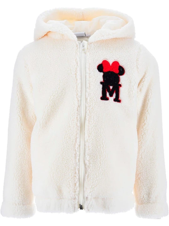 Zdjęcie produktu Disney Minnie Mouse Kurtka polarowa "Minnie" w kolorze kremowym rozmiar: 98