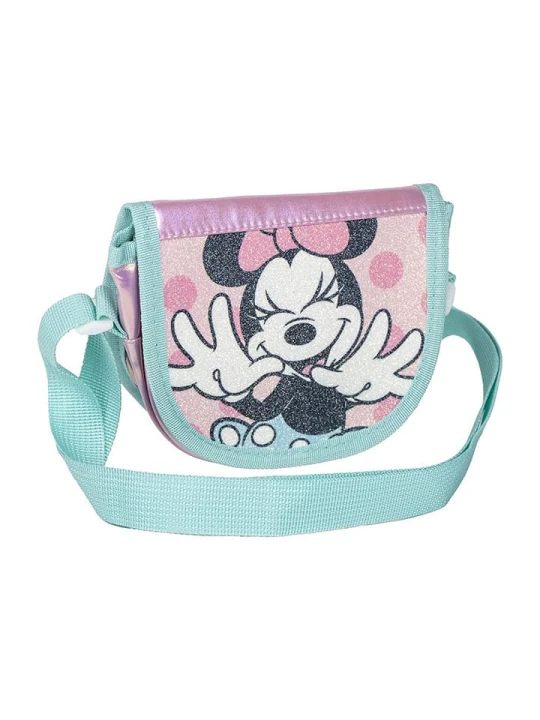 Zdjęcie produktu Disney Minnie Mouse Portfel "Minnie Mouse" w kolorze jasnoróżowo-błękitnym rozmiar: onesize