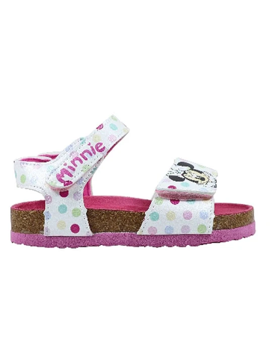 Zdjęcie produktu Disney Minnie Mouse Sandały "Disney Myszka Minnie" w kolorze białym ze wzorem rozmiar: 29