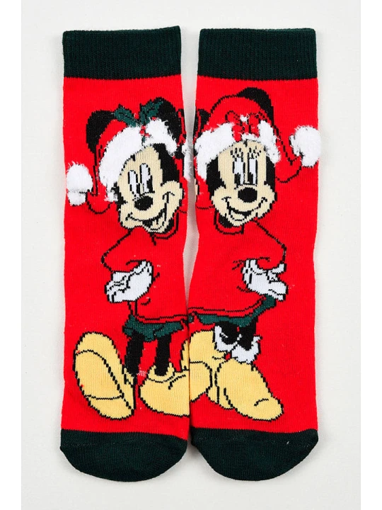 Zdjęcie produktu Disney Minnie Mouse Skarpety "Minnie" w kolorze czerwono-czarnym rozmiar: 23-26