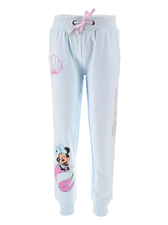 Zdjęcie produktu Disney Minnie Mouse Spodnie dresowe "Minnie" w kolorze jasnoróżowo-błękitnym rozmiar: 98