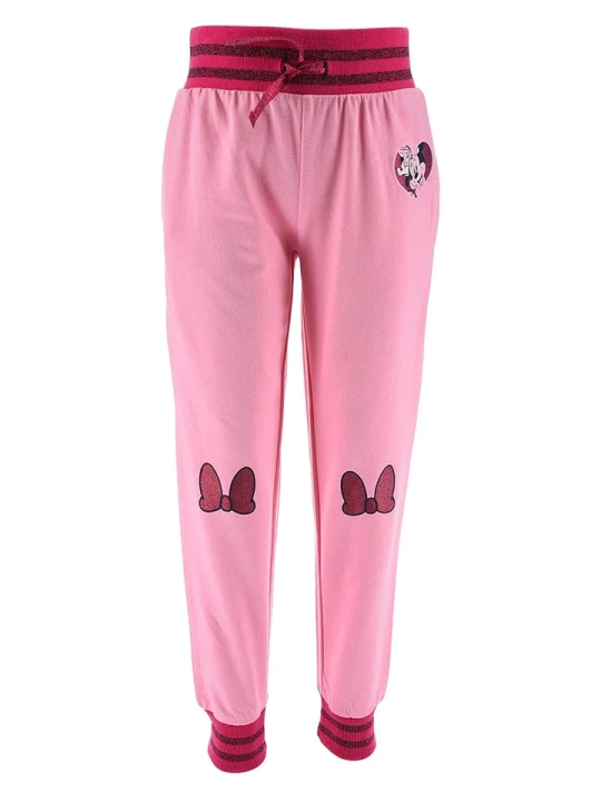 Zdjęcie produktu Disney Minnie Mouse Spodnie dresowe "Minnie" w kolorze jasnoróżowym rozmiar: 98
