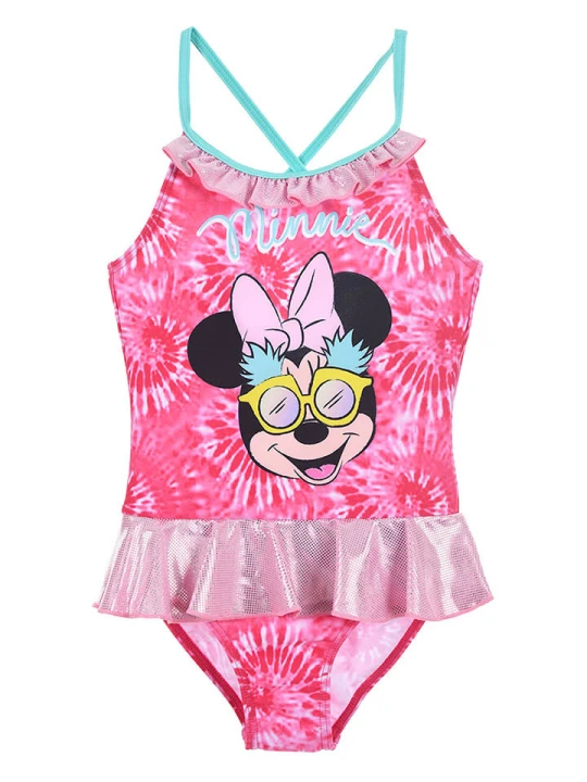 Zdjęcie produktu Disney Minnie Mouse Strój kąpielowy "Minnie" w kolorze różowym rozmiar: 128