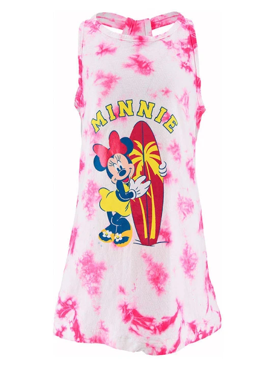Zdjęcie produktu Disney Minnie Mouse Sukienka "Minnie" w kolorze biało-jasnoróżowym rozmiar: 98