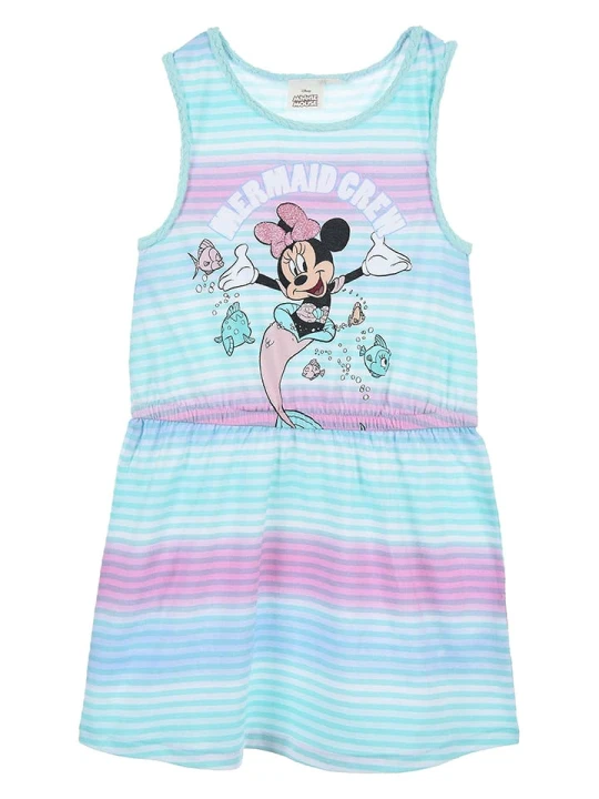 Zdjęcie produktu Disney Minnie Mouse Sukienka "Minnie" w kolorze błękitnym rozmiar: 98