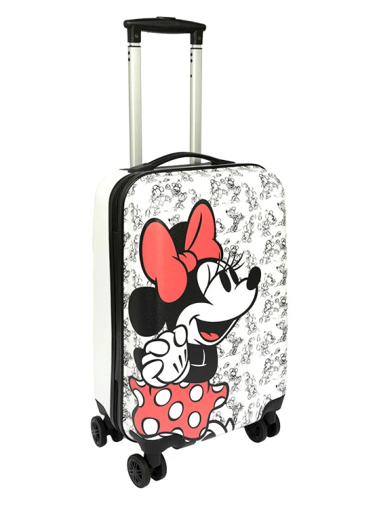 Zdjęcie produktu Disney Minnie Mouse Walizka "Myszka Minnie" w kolorze białym - 34 x 58 x 23 cm rozmiar: onesize